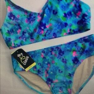 Colorful Abstract Print Top and Bottom Set